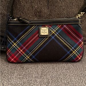 Dooney and Bourke Tartan wristlet